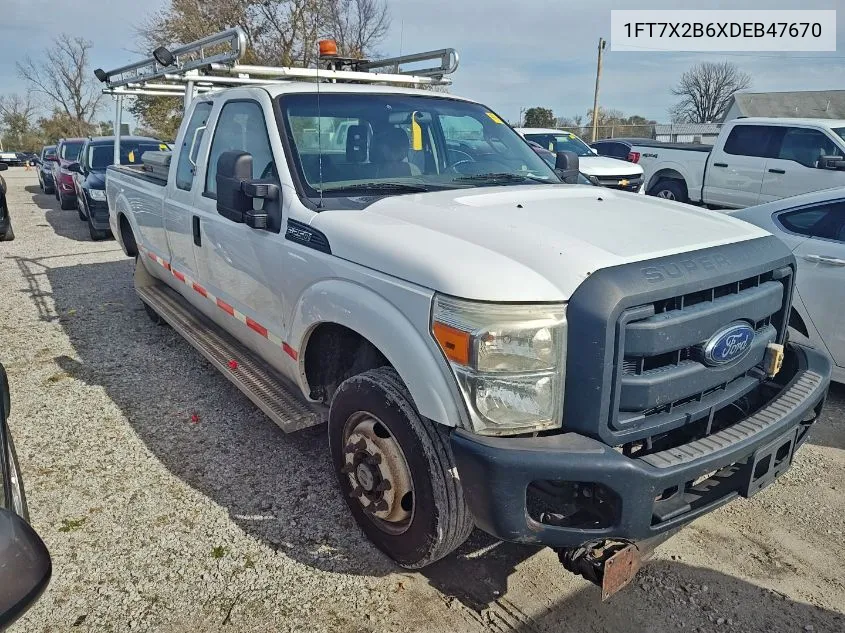 2013 Ford Super Duty F-250 Srw Xl VIN: 1FT7X2B6XDEB47670 Lot: 40896925