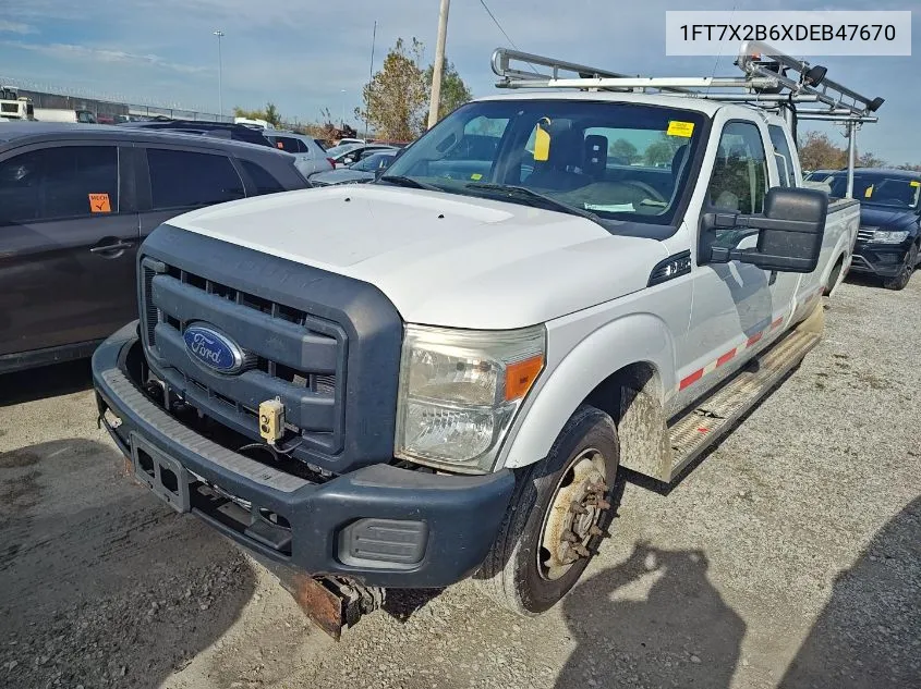 2013 Ford Super Duty F-250 Srw Xl VIN: 1FT7X2B6XDEB47670 Lot: 40896925