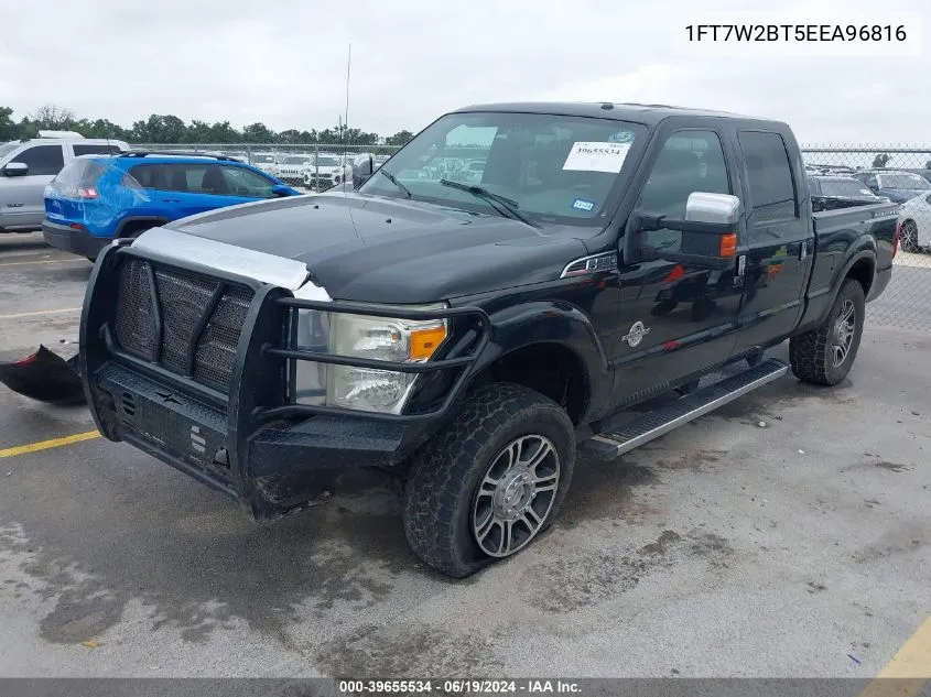 1FT7W2BT5EEA96816 2014 Ford F-250 Lariat