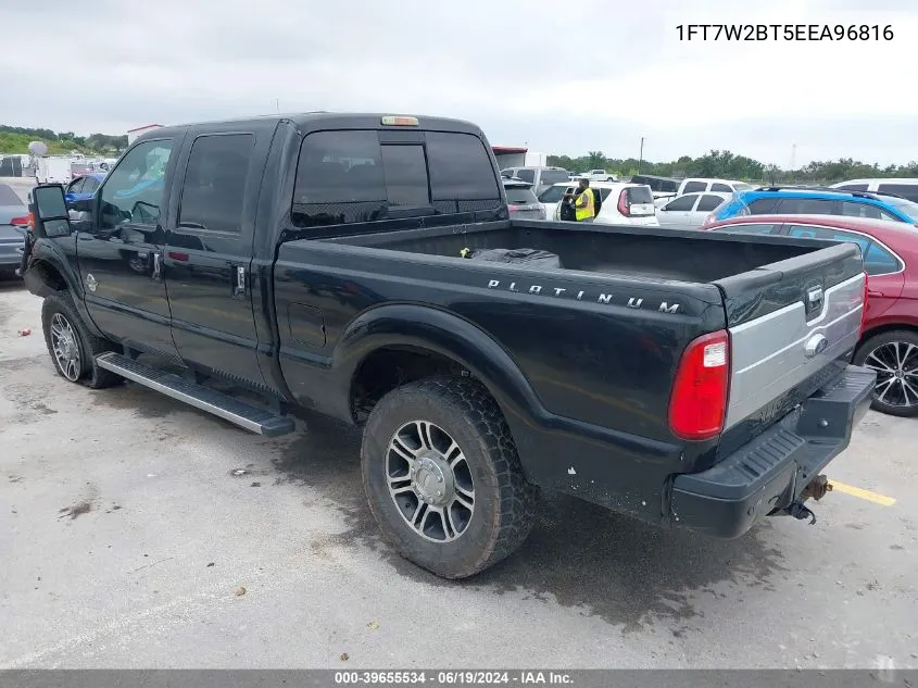 1FT7W2BT5EEA96816 2014 Ford F-250 Lariat