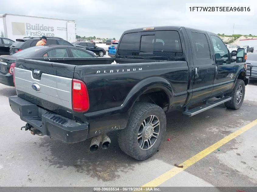 1FT7W2BT5EEA96816 2014 Ford F-250 Lariat