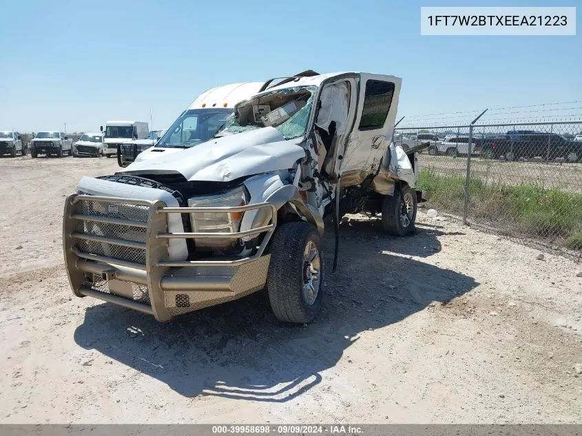 1FT7W2BTXEEA21223 2014 Ford F-250 Lariat