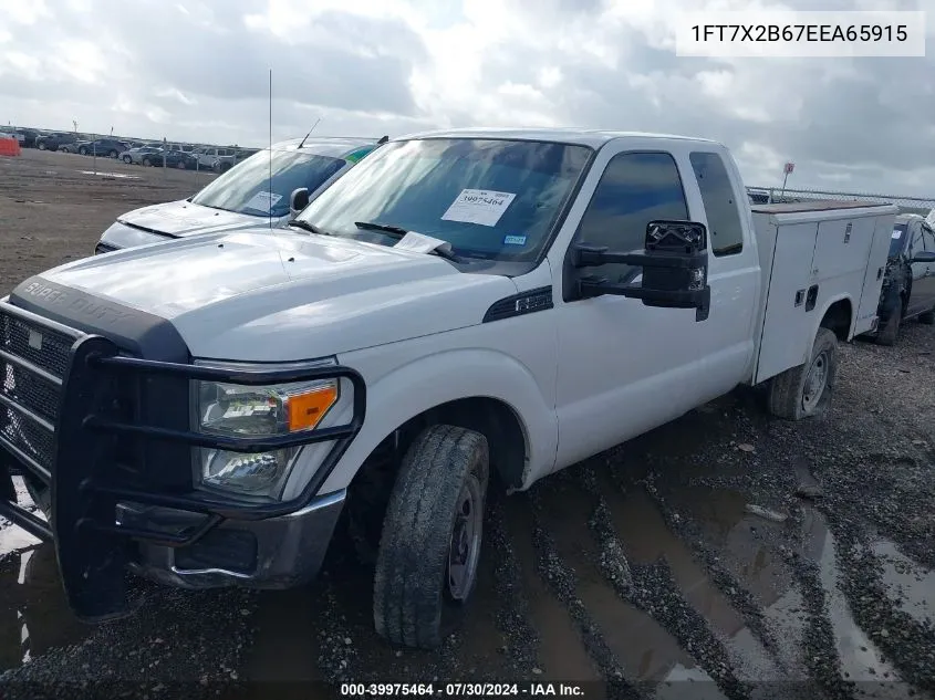 1FT7X2B67EEA65915 2014 Ford F-250 Xl