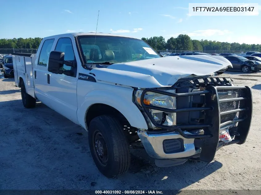 2014 Ford F-250 Xl VIN: 1FT7W2A69EEB03147 Lot: 40031092