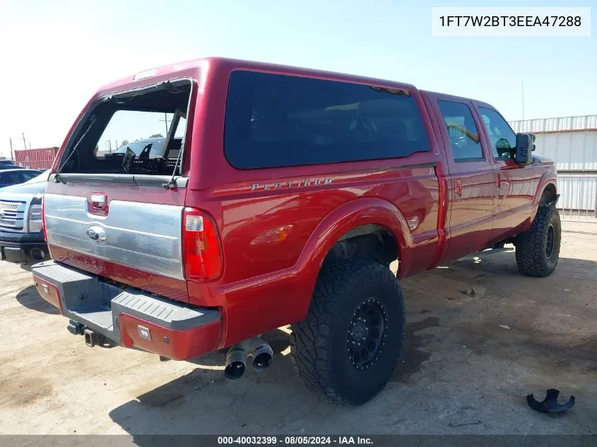 2014 Unknown F250 VIN: 1FT7W2BT3EEA47288 Lot: 40737338