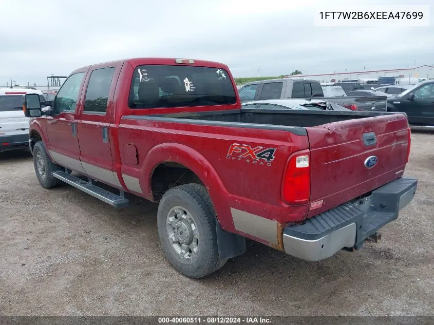 1FT7W2B6XEEA47699 2014 Ford F-250 Xlt