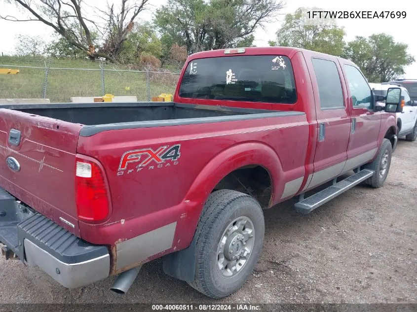 1FT7W2B6XEEA47699 2014 Ford F-250 Xlt