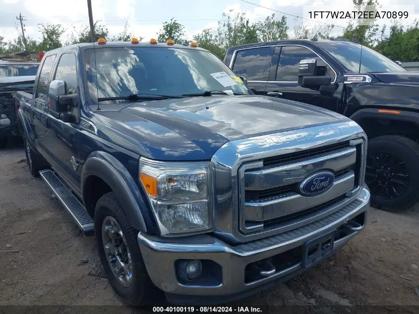 1FT7W2AT2EEA70899 2014 Ford F-250 Lariat