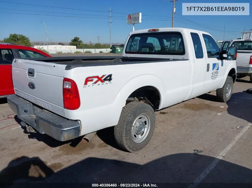 2014 Ford F-250 Xl VIN: 1FT7X2B61EEA98019 Lot: 40386460