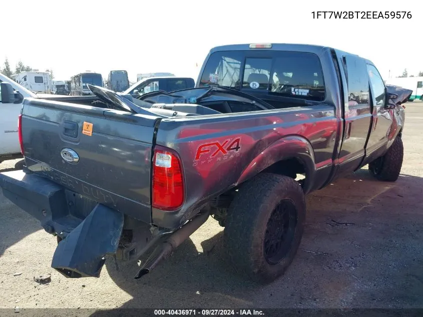 1FT7W2BT2EEA59576 2014 Ford F-250 Lariat