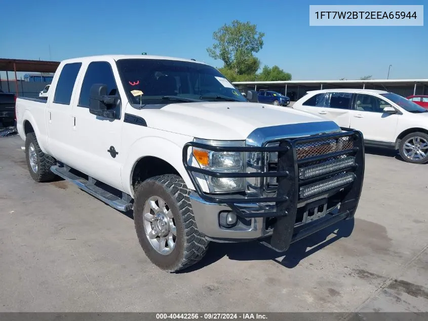 2014 Ford F-250 Lariat VIN: 1FT7W2BT2EEA65944 Lot: 40442256