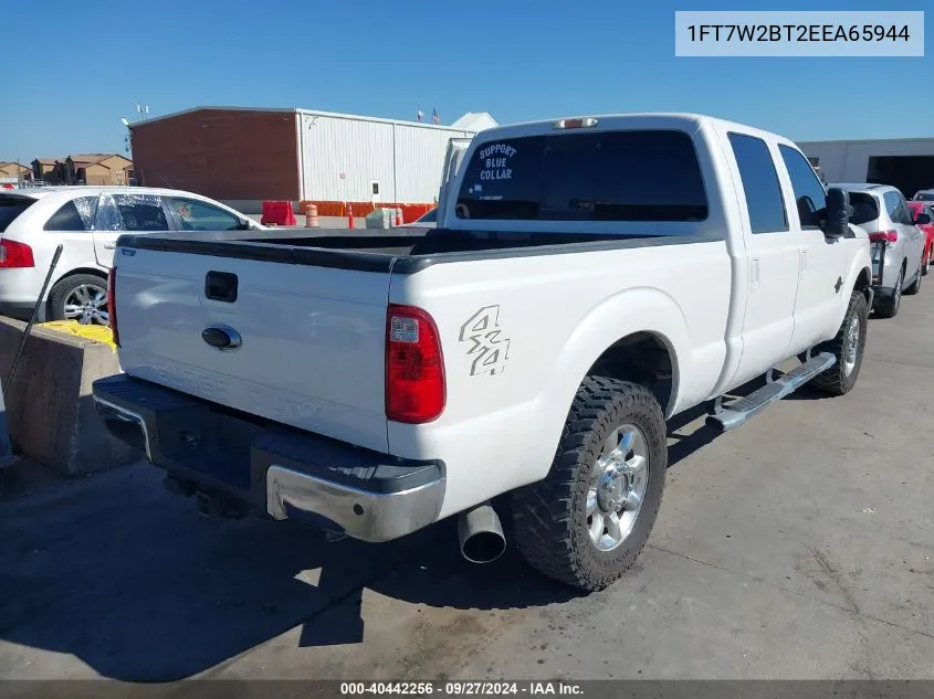 2014 Ford F-250 Lariat VIN: 1FT7W2BT2EEA65944 Lot: 40442256