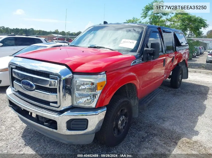 2014 Ford F250 Super Duty VIN: 1FT7W2BT6EEA35250 Lot: 40452459