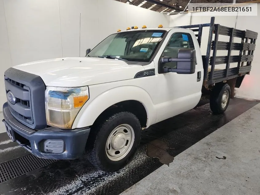 1FTBF2A68EEB21651 2014 Ford F250 Super Duty