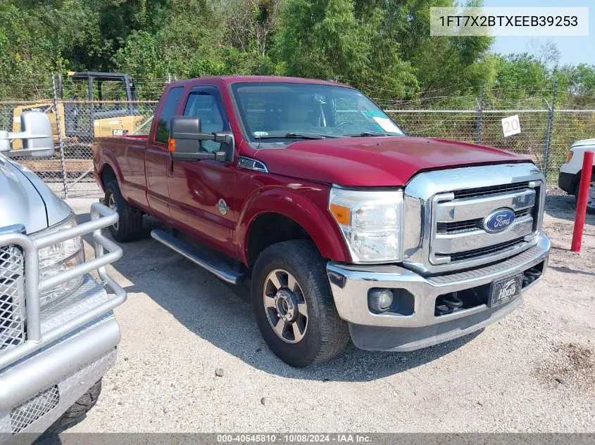 1FT7X2BTXEEB39253 2014 Ford F-250 Lariat