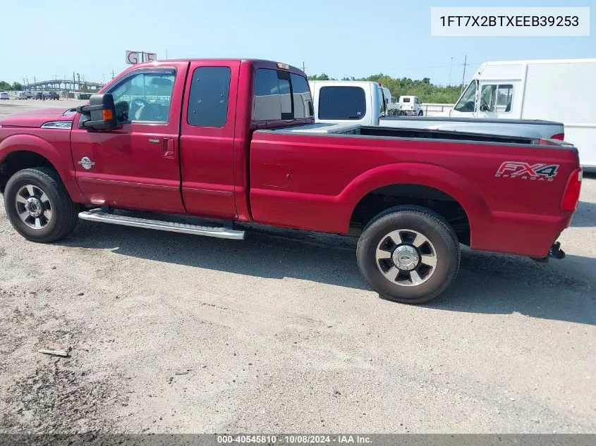 2014 Ford F-250 Lariat VIN: 1FT7X2BTXEEB39253 Lot: 40545810