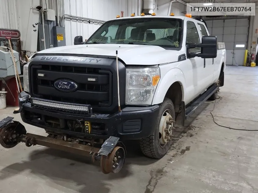 2014 Ford F250 Super Duty VIN: 1FT7W2B67EEB70764 Lot: 40854964