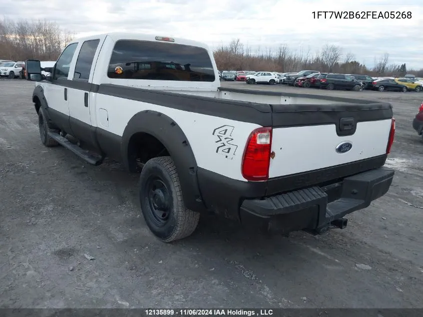 2015 Ford F-250 Xl VIN: 1FT7W2B62FEA05268 Lot: 12135899