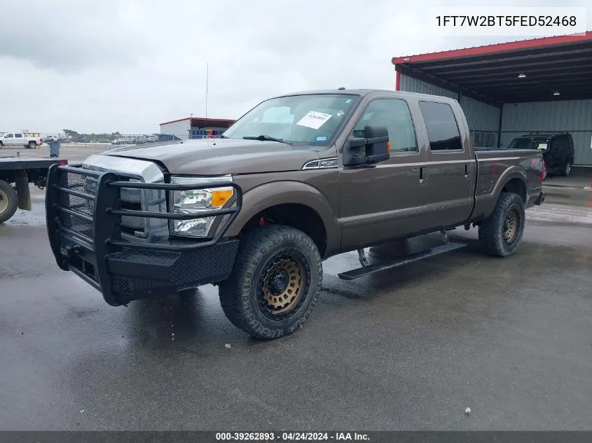 2015 Ford F-250 Lariat VIN: 1FT7W2BT5FED52468 Lot: 39262893