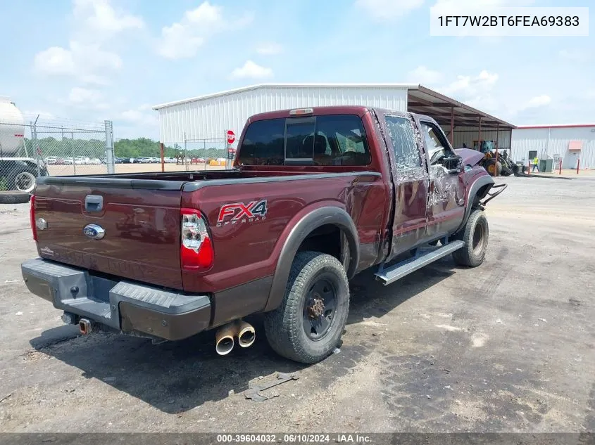 2015 Ford F-250 Lariat VIN: 1FT7W2BT6FEA69383 Lot: 39604032