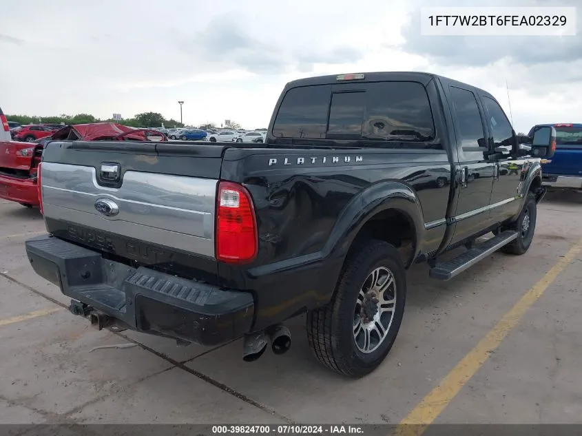 1FT7W2BT6FEA02329 2015 Ford F-250 Lariat