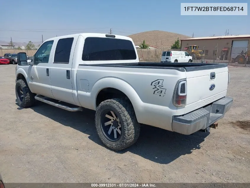 2015 Ford F-250 Xlt VIN: 1FT7W2BT8FED68714 Lot: 39912331