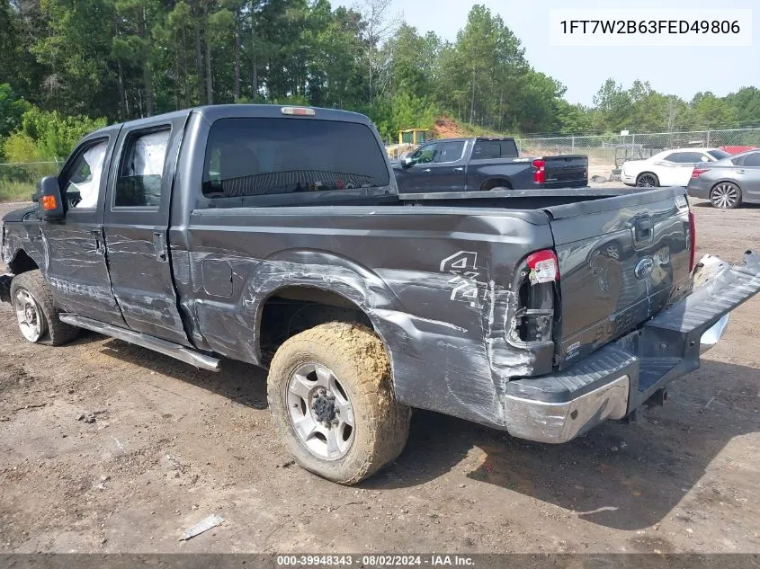 1FT7W2B63FED49806 2015 Ford F-250 Xlt