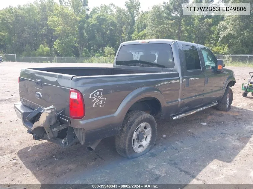 1FT7W2B63FED49806 2015 Ford F-250 Xlt