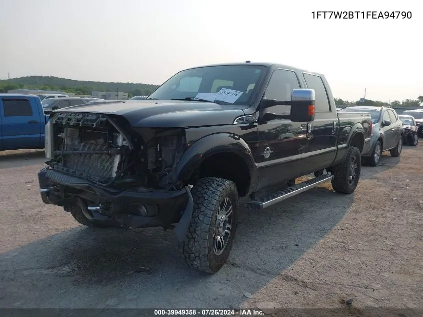 1FT7W2BT1FEA94790 2015 Ford F-250 Lariat