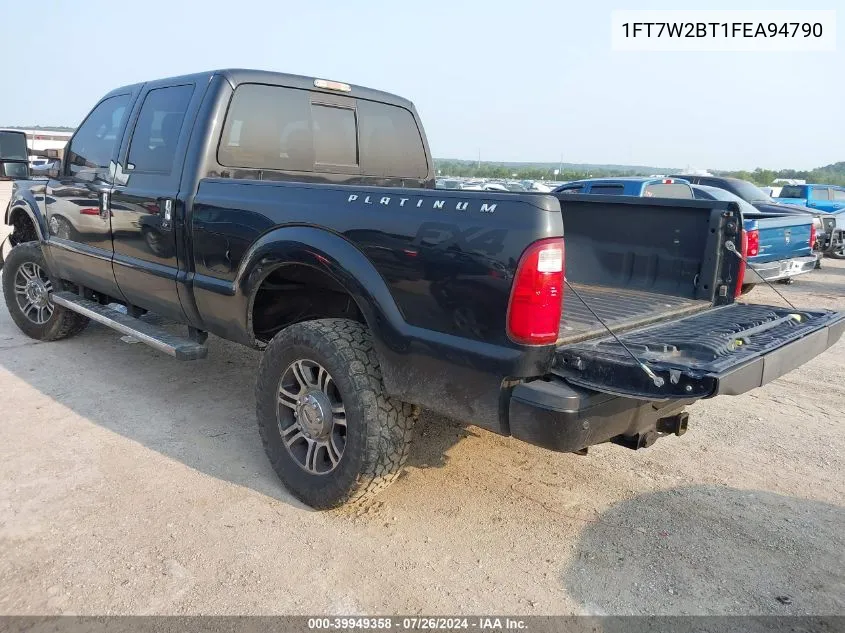 2015 Ford F-250 Lariat VIN: 1FT7W2BT1FEA94790 Lot: 39949358