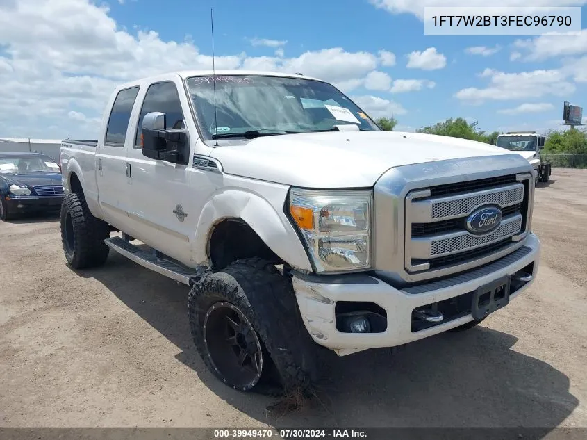 1FT7W2BT3FEC96790 2015 Ford F-250 Lariat