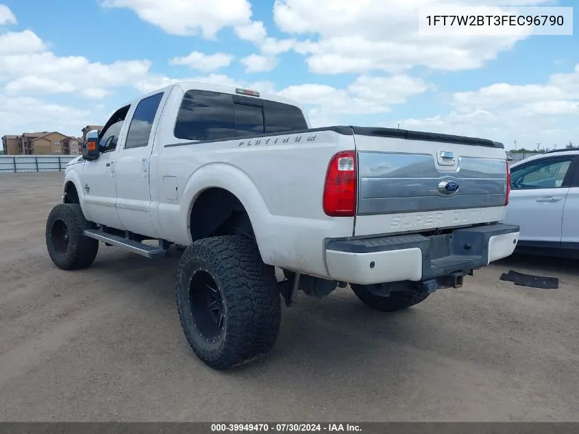 1FT7W2BT3FEC96790 2015 Ford F-250 Lariat