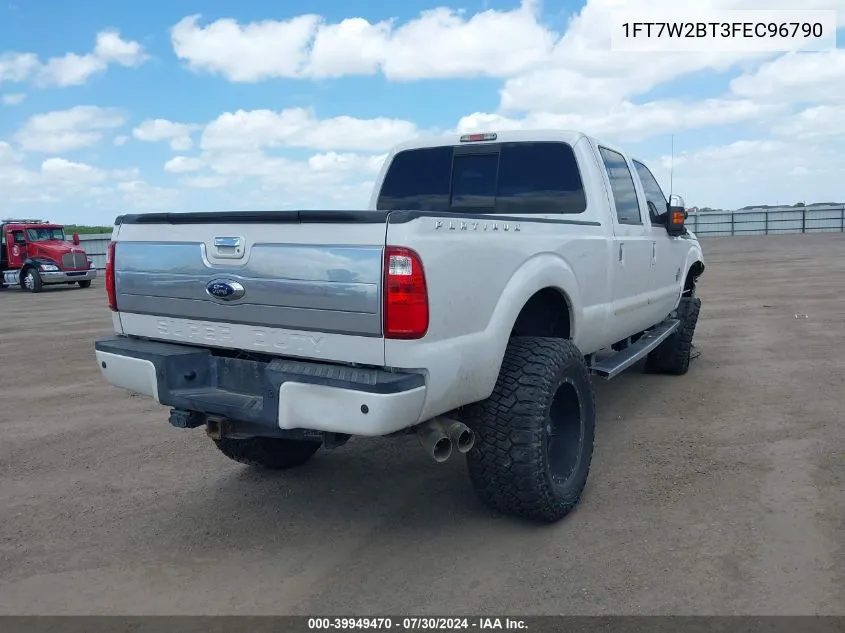 1FT7W2BT3FEC96790 2015 Ford F-250 Lariat