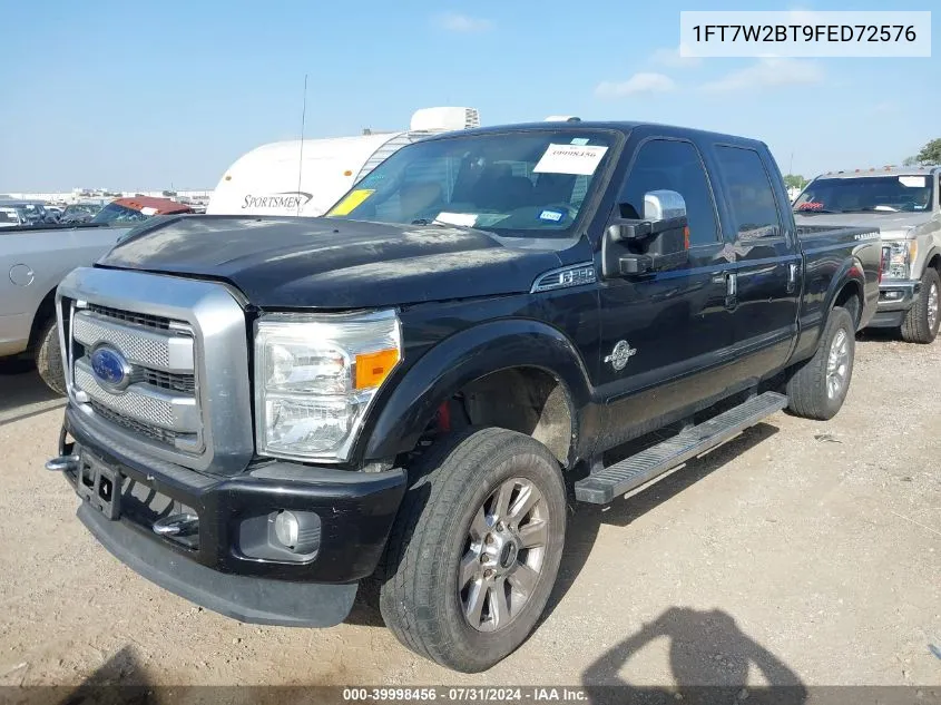 1FT7W2BT9FED72576 2015 Ford F-250 Lariat