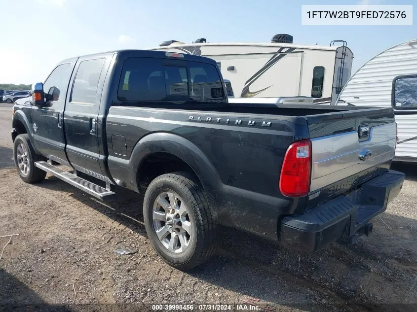 2015 Ford F-250 Lariat VIN: 1FT7W2BT9FED72576 Lot: 39998456