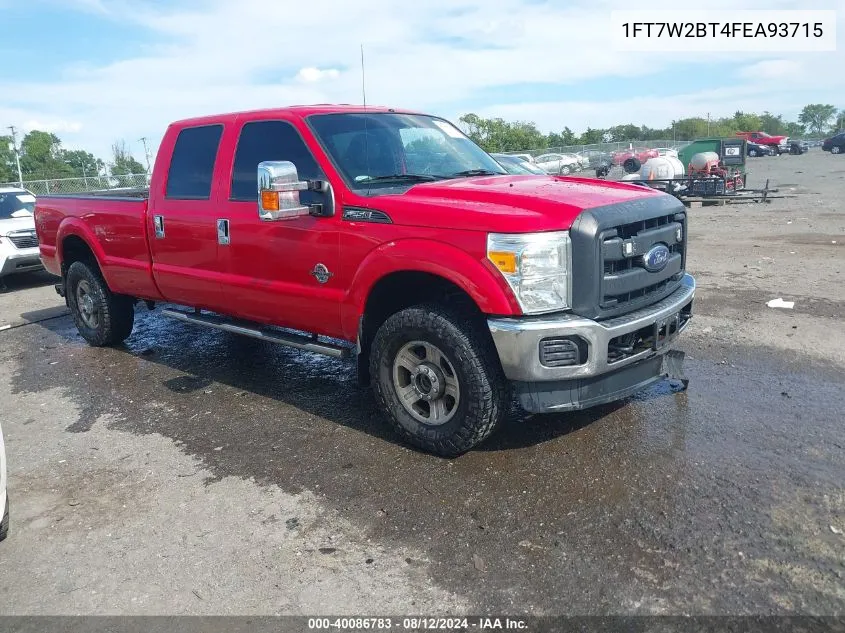 2015 Ford F-250 Xl VIN: 1FT7W2BT4FEA93715 Lot: 40086783