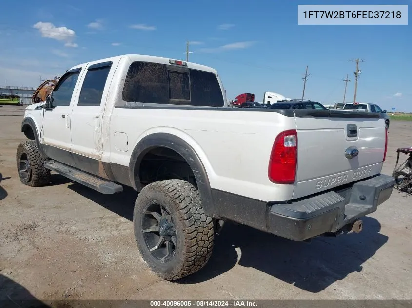 1FT7W2BT6FED37218 2015 Ford F-250 Lariat