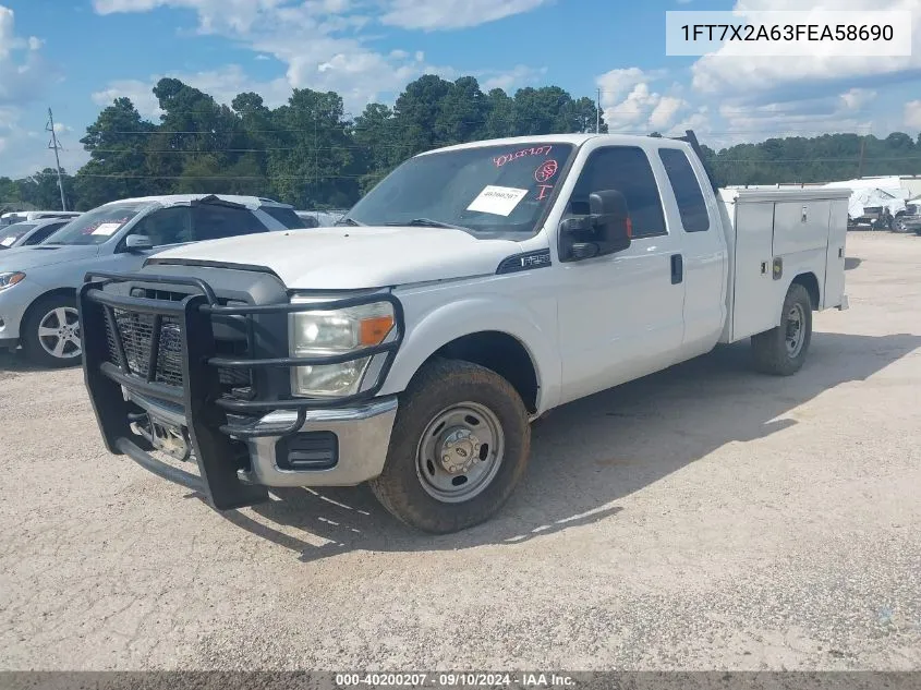 1FT7X2A63FEA58690 2015 Ford F-250 Xl