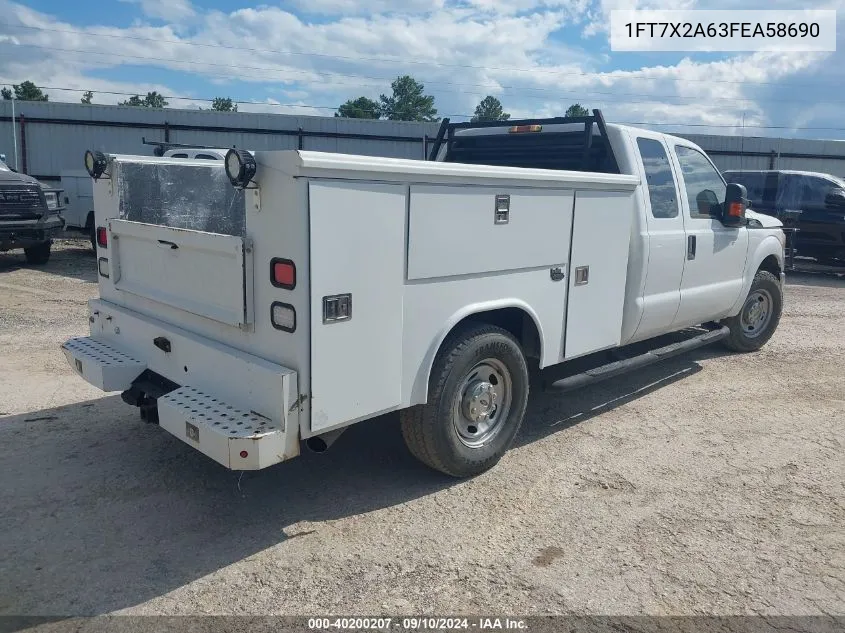 1FT7X2A63FEA58690 2015 Ford F-250 Xl