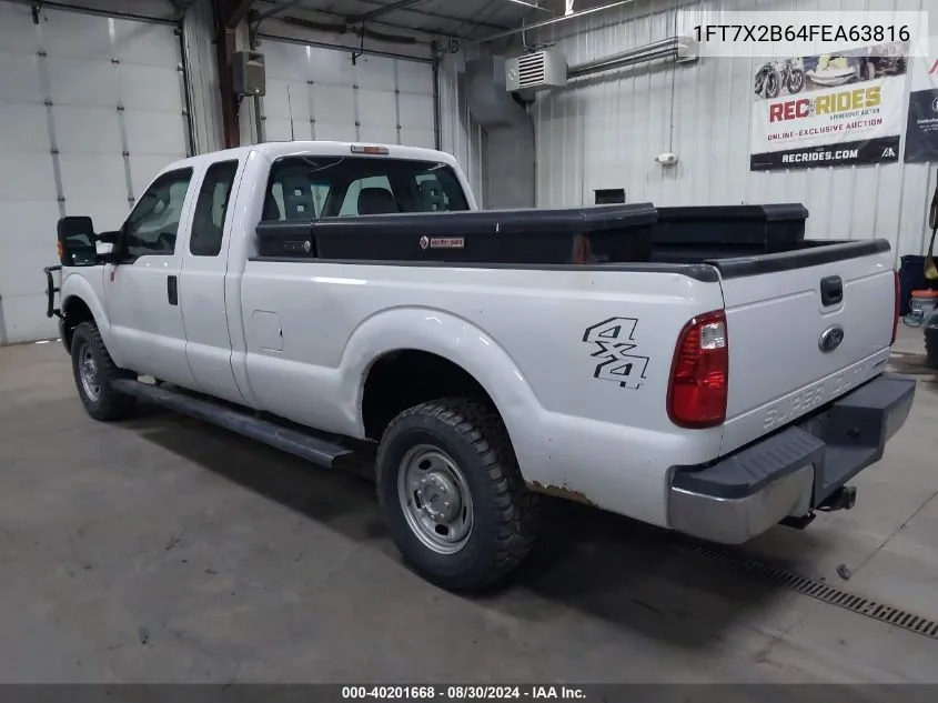 1FT7X2B64FEA63816 2015 Ford F-250 Xl