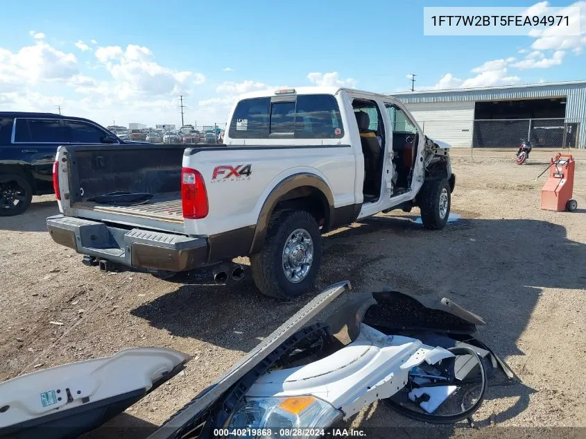 1FT7W2BT5FEA94971 2015 Ford F-250 Lariat