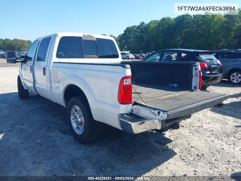 2015 Ford F-250 Xlt VIN: 1FT7W2A6XFEC63894 Lot: 40229251