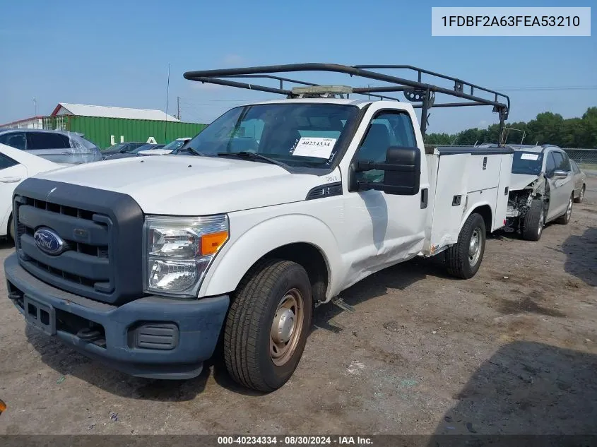 2015 Ford F-250 Xl VIN: 1FDBF2A63FEA53210 Lot: 40234334