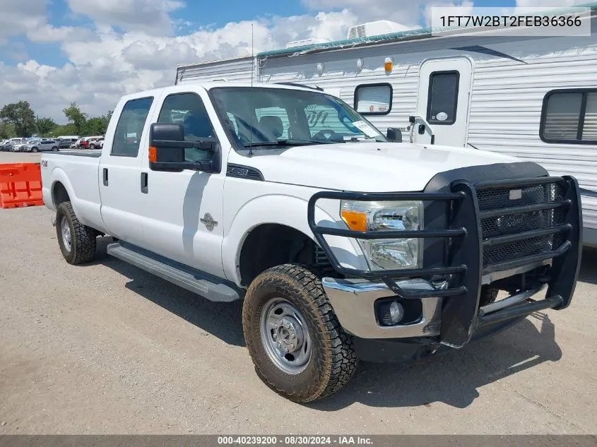 2015 Ford F-250 Xl VIN: 1FT7W2BT2FEB36366 Lot: 40239200