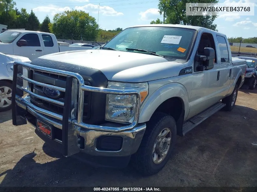 2015 Ford F-250 Xl VIN: 1FT7W2B6XFEB43768 Lot: 40247055