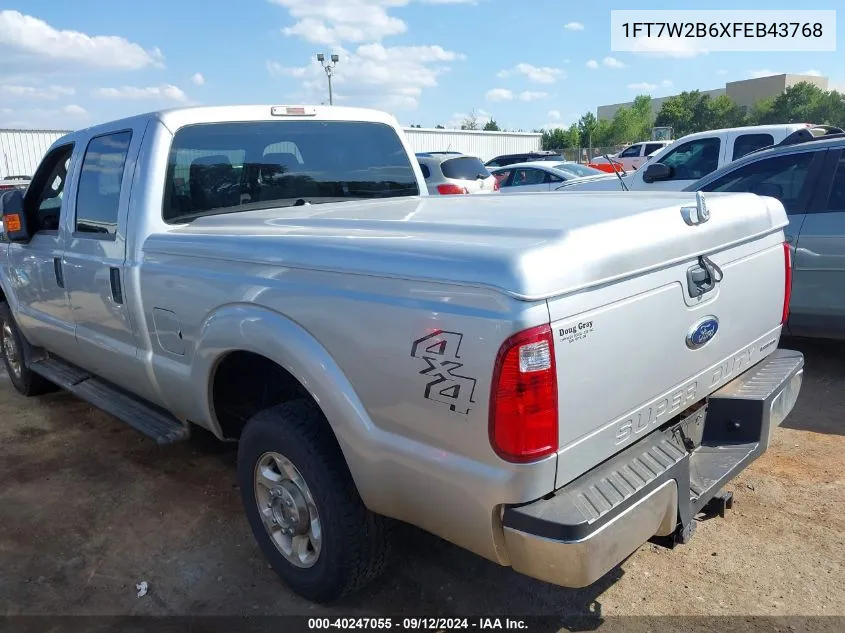 2015 Ford F-250 Xl VIN: 1FT7W2B6XFEB43768 Lot: 40247055