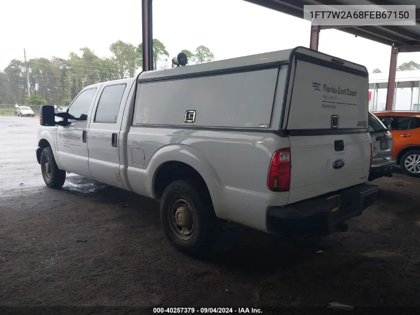 1FT7W2A68FEB67150 2015 Ford F-250 Xl