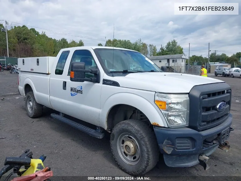 2015 Ford F-250 Xl VIN: 1FT7X2B61FEB25849 Lot: 40280123