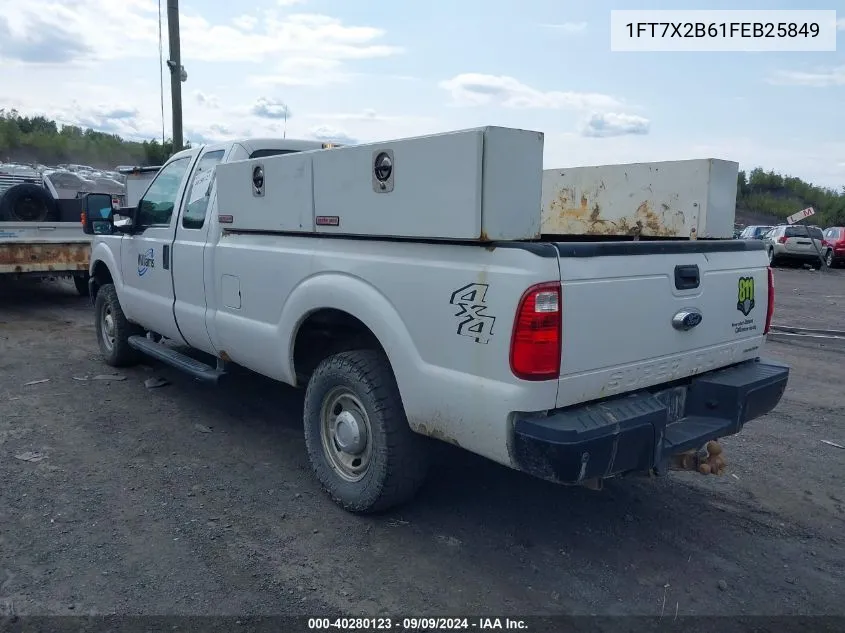 2015 Ford F-250 Xl VIN: 1FT7X2B61FEB25849 Lot: 40280123