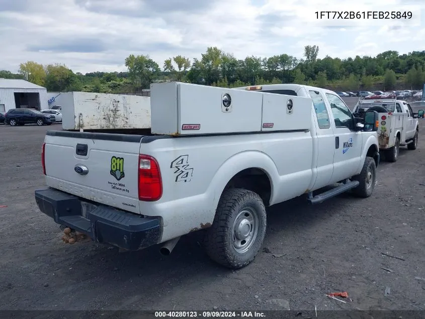 2015 Ford F-250 Xl VIN: 1FT7X2B61FEB25849 Lot: 40280123